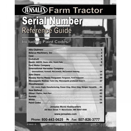 tractor serial number lookup john deere